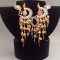 Set bijuterii peruvian cu pietre caramizii