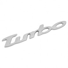 Autocolant 3D crom Turbo Auto Lux Edition foto