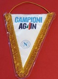 Fanion fotbal - SSC NAPOLI (Campioana ITALIA 2025) - produs oficial