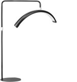 Cumpara ieftin Lampa profesionala semiluna cu LED-uri, Putere 50W, 3600LM, 320 de LED-uri, inaltime reglabila, Negru, Oem