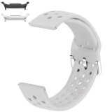 Curea din silicon, compatibila Samsung Galaxy Watch9 44mm/40mm, Samsung Galaxy Watch 8 44mm/40mm, Gri