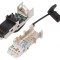Mufă RJ45 Cat 6a Ecranat Aurit 8p8c