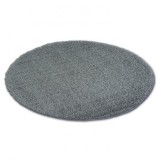 Covor rotund Shaggy Micro antracit, cerc 100 cm, Poliester