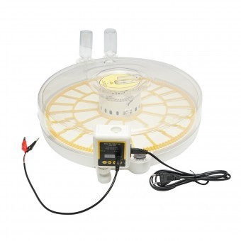 Incubator automat 35 oua 70W, 12V-220V cu rotire automata, control temperatura, umiditate, afisaj digital foto