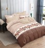 Lenjerie de pat pentru o persoana cu 2 huse de perna dreptunghiulara, Adel, bumbac mercerizat, multicolor