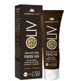 Crema Protectoare Fata cu Ulei Masline, Ceai Verde SPF50 Cosmetic Plant 50ml