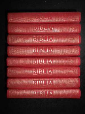 BIBLIA CU ILUSTRATII 8 volume (2011, Editia Bartolomeu Valeriu Anania) foto