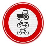 interdicție de circulație pentru autovehiculele care nu pot circula cu o viteză mai mare de 25 km/h din aluminiu