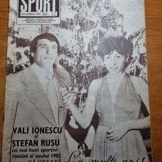 sport decembrie 1982-universitatea craiova printre fruntasele fotbalului,balaci