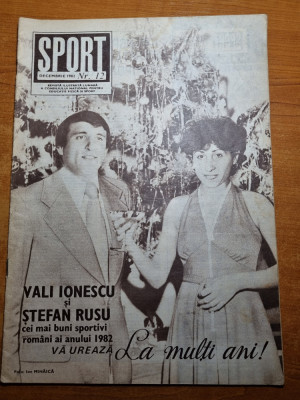 sport decembrie 1982-universitatea craiova printre fruntasele fotbalului,balaci foto