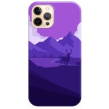 Husa compatibila cu Apple iPhone 11 Pro Purple Nature, Silicon, TPU, Viceversa, Transparent, Carcasa