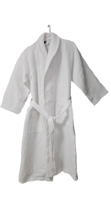 Halate baie si SPA -material premium bumbac 100%-usoare ,moi si absorbante cu model gofrat tip fagure.