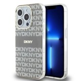 Husa iPhone 15 Pro Max - DKNY IML Mono &amp; Stripe MagSafe (DKHMP15XHRHSEE) - Beige