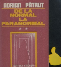 De la normal la paranormal Adrian Patrut vol II foto