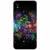 Husa silicon pentru Xiaomi Mi 8 Pro, Rainbow Colored Soap Bubbles