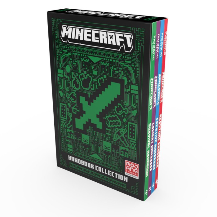 Minecraft:The Complete Handbook Collection By Mojang Ab:4 Books Box Set-Ages 8-10-Hardback,Mojang Ab - Editura Farshore ltd