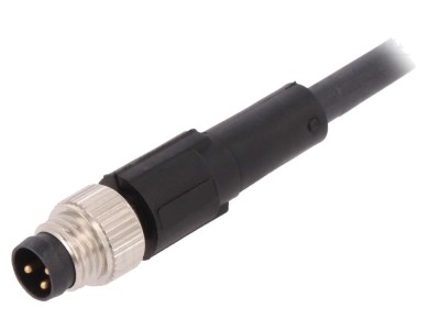 Cablu M8 3 pini, 2m, 60V AC foto