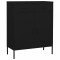 vidaXL Dulap de depozitare, negru, 80x35x101,5 cm, oțel