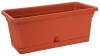 Jardiniera ICS Melissa 40x20x16 cm, 6 L, cu tavita pentru drenaj