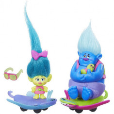 Set Figurine Trolls pe Skate foto