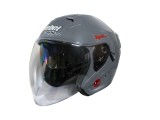 Casca moto semi-integrala cu ochelari adulti, Safebet HF-227, culoare argintiu,... Cod Produs: MX_NEW ROY32238