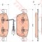 Set placute frana,frana disc VW TRANSPORTER V bus (7HB, 7HJ, 7EB, 7EJ, 7EF, 7EG, 7HF, 7EC) (2003 - 2016) TRW GDB1887