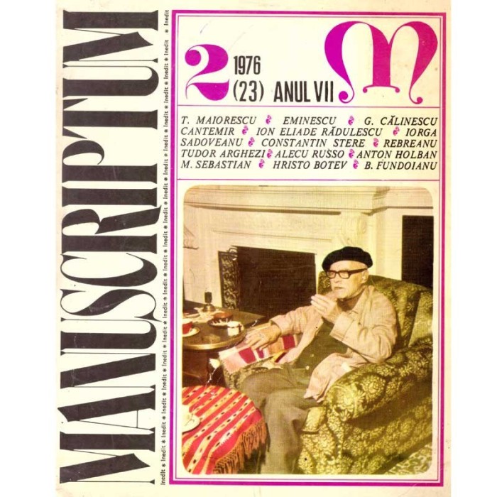 colectiv - Manuscriptum - 2/1976 (23) Anul VII - 137477