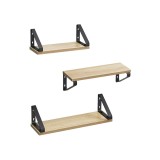 Cumpara ieftin Set 3 polite Vasagle Maro 40x12x10 cm