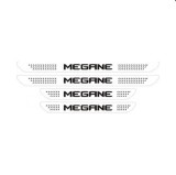 Set 4 stickere protectie praguri pentru Renault Megane v1