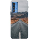 Husa compatibila cu Motorola Moto G71 5G model New path, Silicon, TPU, Viceversa, Transparent, Carcasa