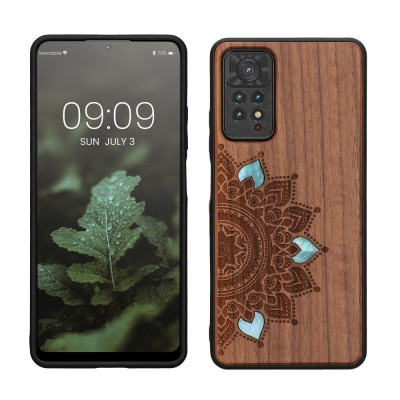 Husa kwmobile pentru Xiaomi Redmi Note 11 Pro/Redmi Note 11 Pro 5G/Redmi Note 12 Pro , Lemn, Multicolor, 57381.10 foto