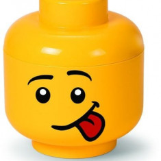 LEGO Cutii depozitare: Cutie depozitare S cap minifigurina LEGO - Silly