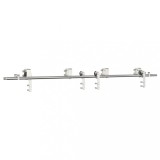 Cumpara ieftin Set piese pentru usa glisanta, argintiu, 200 cm otel inoxidabil