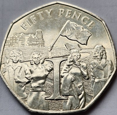 50 pence 2020 Isle of Man/ Insula Man, Celebrations on the Isle of Man, km#1671 foto