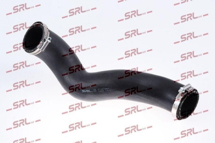 Furtun intercooler Volvo Xc90 02-15, motor: 2.4 D3, 2.4 D5, SRLine, Cauciuc, 30766440; 31261367