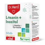 Capsule cu L-teanina si mio-inozitol Dr Herz 60 buc