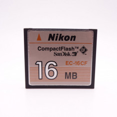 Card memorie Compact Flash CF 16 MB Nikon SanDisk