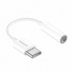 Adaptor Huawei USB tip C la mufă pentru căști de 3,5 mm CM20 alb 55030086