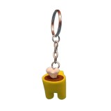 Cumpara ieftin Figurina breloc 3D, Among Us, Seria 2, Galben