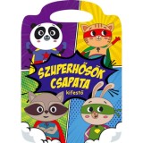 Szuperhős&ouml;k csapata - kifestő