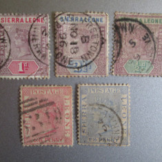 SIERRA LEONE SERIE STAMPILATA=107