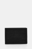 Coach portofel de piele barbati, culoarea negru, CZ261