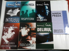 MARIN PREDA - 7 VOLUME - IMPOSIBILA INTOARCERE/ DELIRUL/ VIATA CA O PRADA/ INTALNIREA DIN PAMANTURI/ MARELE SINGURATIC/ RISIPITORII/ INTRUSUL foto