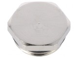 Capac de protecție PG11 IP68 alamă nichelată