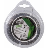 Fie patrat rasucit pentru motocoase, 2 mm x 15 m, transparent, Raider Garden Tools 110309