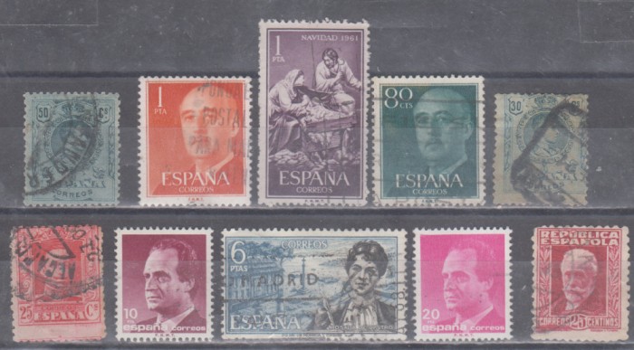 M2 - R1 16 - TIMBRE FOARTE VECHI - SPANIA SI COLONII