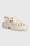 Melissa sandale POSSESSION PLATFORM II AD femei, culoarea bej, cu platforma, M 35818 AX283