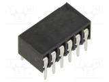 Conector şiruri pini soclu mamă 2,54mm 12 PIN THT HARWIN pentru PCB