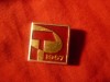 Insigna URSS 1967 - 50 Ani Revolutia , metal l=1,5cm