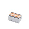 Conectori 225-16 PTFIX 2.5mm pe sina DIN